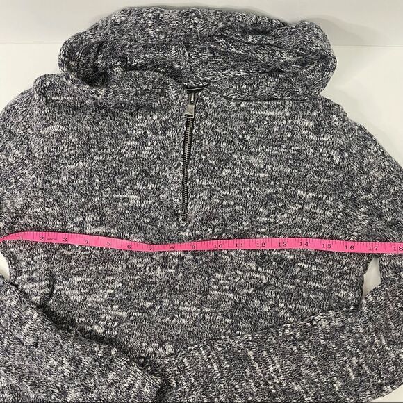 Express | hoodie/ quarter zip/ cotton and wool blend - Picture 6 of 10